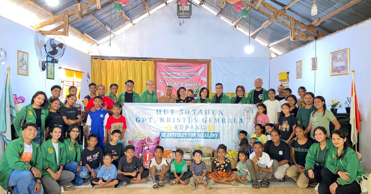 Bakti sosial di panti asuhan "Kasih Agape"
